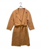 Snidelスナイデル）の古着「ロングリバーコート」｜オレンジ