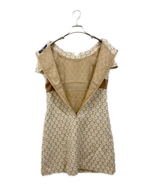 M'S GRACY（エムズグレイシー）M'S GRACY (エムズグレイシー) 半袖ワンピース ベージュ サイズ:Mの古着・服飾アイテム