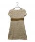 M'S GRACY (エムズグレイシー) 半袖ワンピース ベージュ サイズ:M：5000円