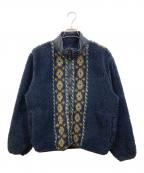 stussy×NOMAステューシー×ノーマ）の古着「フリースジャケット」｜ネイビー