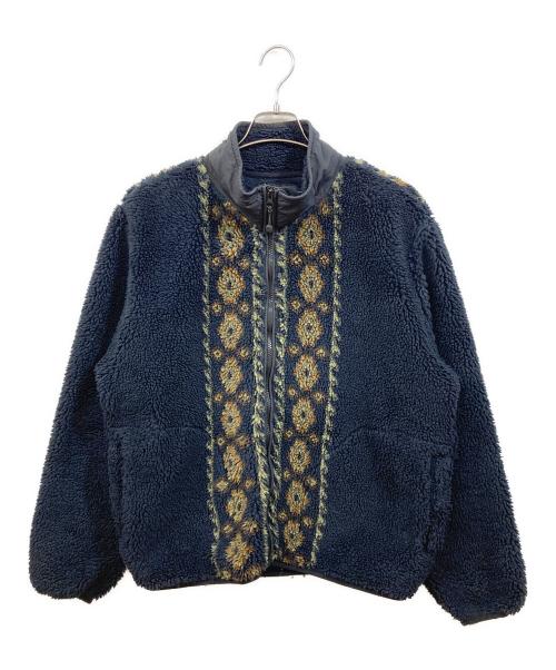 stussy（ステューシー）stussy (ステューシー) NOMA (ノーマ) フリースジャケット ネイビー サイズ:Mの古着・服飾アイテム