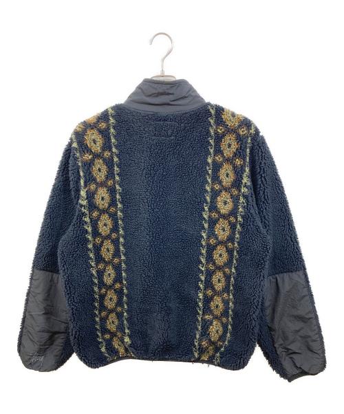 stussy（ステューシー）stussy (ステューシー) NOMA (ノーマ) フリースジャケット ネイビー サイズ:Mの古着・服飾アイテム