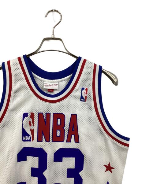 MITCHELL & NESS（ミッチェルアンドネス）MITCHELL & NESS (ミッチェルアンドネス) ゲームシャツ ホワイト サイズ:Mの古着・服飾アイテム