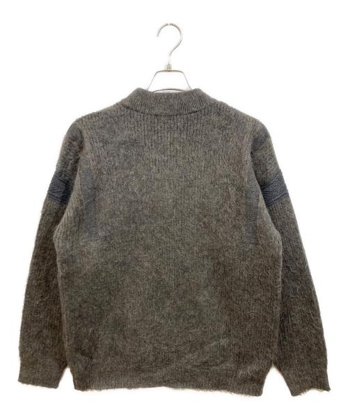 yashiki（ヤシキ）yashiki (ヤシキ) UTSUROIMOHAIRKNIT グレー サイズ:2の古着・服飾アイテム
