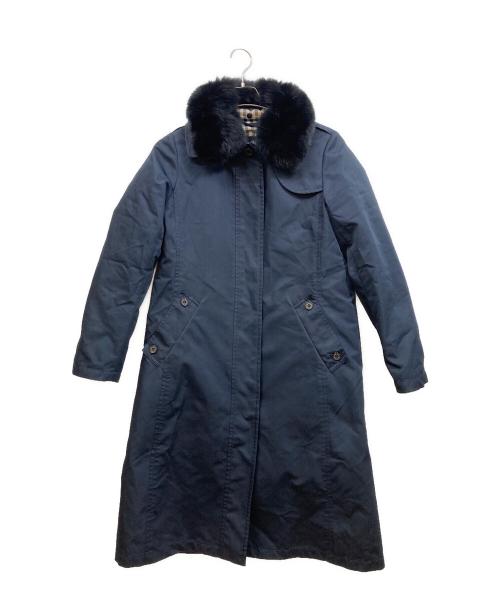 Aquascutum（アクアスキュータム）Aquascutum (アクアスキュータム) ダウンコート ネイビー サイズ:10の古着・服飾アイテム