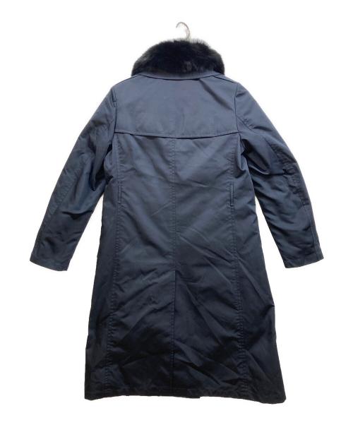 Aquascutum（アクアスキュータム）Aquascutum (アクアスキュータム) ダウンコート ネイビー サイズ:10の古着・服飾アイテム