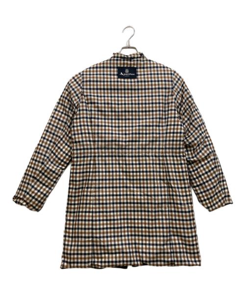 Aquascutum（アクアスキュータム）Aquascutum (アクアスキュータム) ダウンコート ネイビー サイズ:10の古着・服飾アイテム