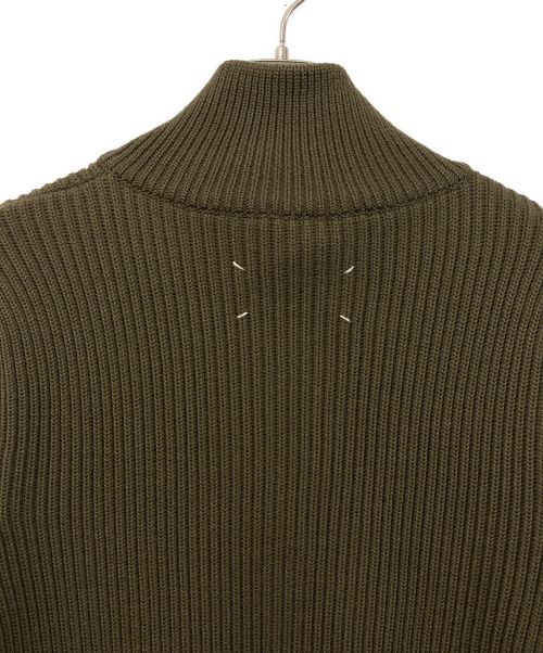 Maison Margiela（メゾンマルジェラ）Maison Margiela (メゾンマルジェラ) ドライバーズニット カーキ サイズ:Sの古着・服飾アイテム