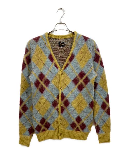 Needles（ニードルズ）Needles (ニードルズ) MOHAIR CARDIGAN ARGYLE ブラウン サイズ:XSの古着・服飾アイテム