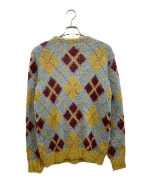 Needles（ニードルズ）Needles (ニードルズ) MOHAIR CARDIGAN ARGYLE ブラウン サイズ:XSの古着・服飾アイテム