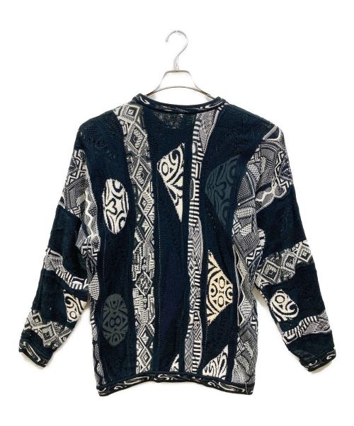 Coogi（クージー）Coogi (クージー) ヴィンテージ3Dニット ブラック サイズ:Mの古着・服飾アイテム