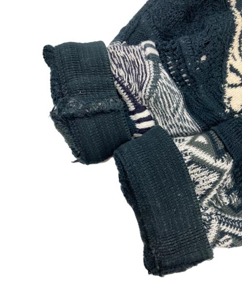 Coogi（クージー）Coogi (クージー) ヴィンテージ3Dニット ブラック サイズ:Mの古着・服飾アイテム