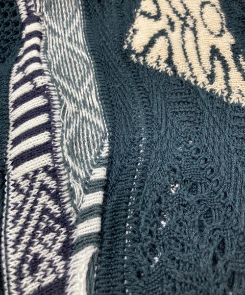 Coogi（クージー）Coogi (クージー) ヴィンテージ3Dニット ブラック サイズ:Mの古着・服飾アイテム