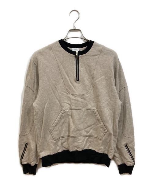 VEJAS MAKSIMAS（ヴェジャス）VEJAS MAKSIMAS (ヴェジャス) ハーフジップスウェット ブラウン サイズ:36の古着・服飾アイテム
