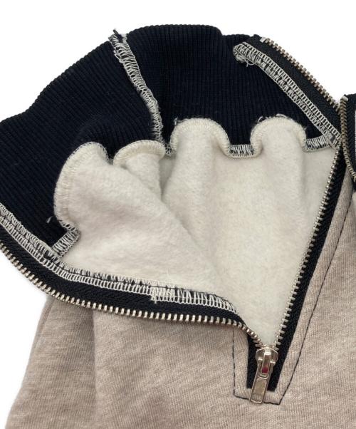 VEJAS MAKSIMAS（ヴェジャス）VEJAS MAKSIMAS (ヴェジャス) ハーフジップスウェット ブラウン サイズ:36の古着・服飾アイテム