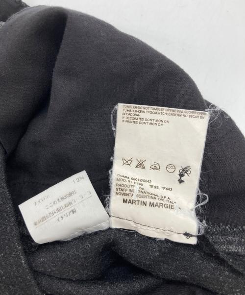 MARTIN MARGIELA（マルタン・マルジェラ）MARTIN MARGIELA (マルタン・マルジェラ) ウール再構築パンツ ブラック サイズ:40の古着・服飾アイテム