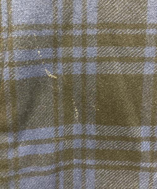 PENDLETON（ペンドルトン）PENDLETON (ペンドルトン) レザー切り替えウールシャツジャケット ネイビー サイズ:Sの古着・服飾アイテム