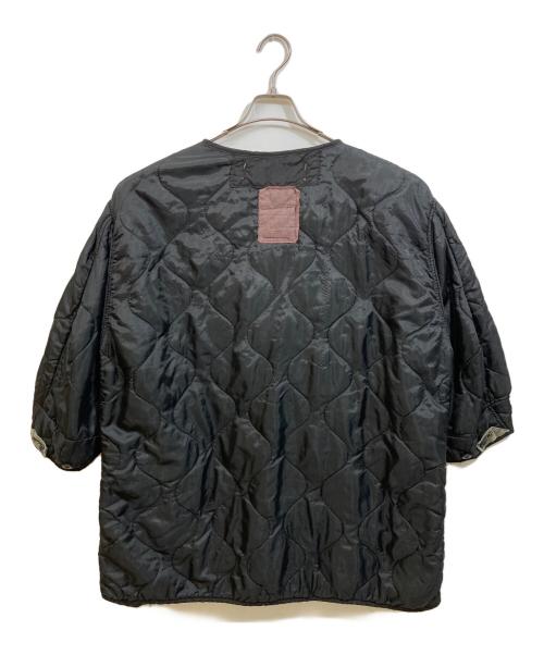 Hアッシュ（Hアッシュ）Hアッシュ (Hアッシュ) キルティングコート ブラック サイズ:Freeの古着・服飾アイテム