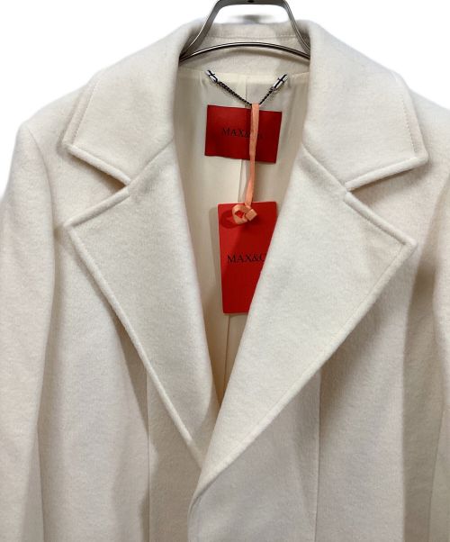 MAX&Co.（マックスアンドコー）MAX&Co. (マックスアンドコー) チェスターコート アイボリー サイズ:42の古着・服飾アイテム