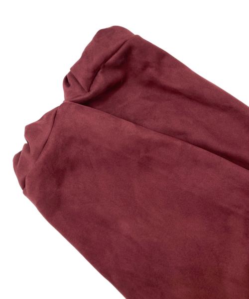 SHAREEF（シャリーフ）SHAREEF (シャリーフ) BARBED WIRE MICRO SUEDE SWEAT レッド サイズ:２の古着・服飾アイテム