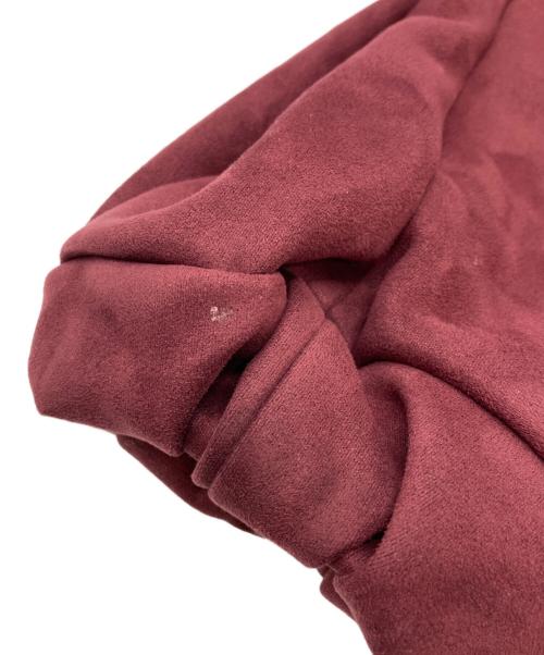 SHAREEF（シャリーフ）SHAREEF (シャリーフ) BARBED WIRE MICRO SUEDE SWEAT レッド サイズ:２の古着・服飾アイテム