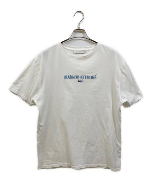 maison kitsune（メゾンキツネ）maison kitsune (メゾンキツネ) RELAXED TEE-SHIRT ホワイト サイズ:Lの古着・服飾アイテム