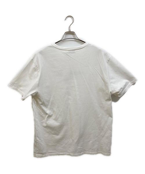 maison kitsune（メゾンキツネ）maison kitsune (メゾンキツネ) RELAXED TEE-SHIRT ホワイト サイズ:Lの古着・服飾アイテム