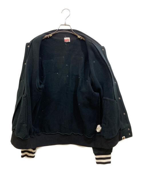 BAPE BY A BATHING APE（ベイプバイアベイシングエイプ）BAPE BY A BATHING APE (ベイプバイアベイシングエイプ) スタジャン ブラック サイズ:SIZE Mの古着・服飾アイテム