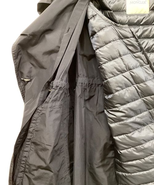 MONCLER（モンクレール）MONCLER (モンクレール) ライナーダウン付コート ネイビー サイズ:1の古着・服飾アイテム
