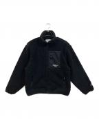 FRAGMENTS×BT21フラグメント×ビーティーイシビル）の古着「FLEECE JACKET/ボアジャケット」｜ブラック