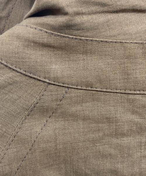 CELINE（セリーヌ）CELINE (セリーヌ) リネン金釦コート ブラウン サイズ:50の古着・服飾アイテム