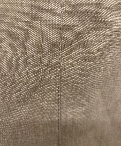 CELINE（セリーヌ）CELINE (セリーヌ) リネン金釦コート ブラウン サイズ:50の古着・服飾アイテム