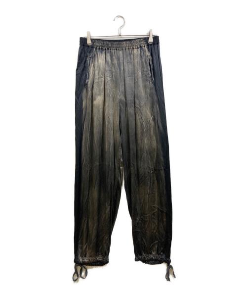 KAMIYA（カミヤ）KAMIYA (カミヤ) Satten Easy Pants ブラック サイズ:Mの古着・服飾アイテム