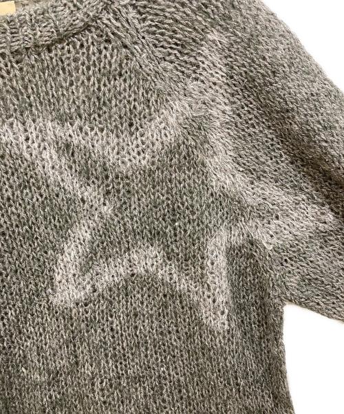 maturely（マチュアリー）maturely (マチュアリー) Spangle Star Crew グレー サイズ:FREE（実寸をご確認ください）の古着・服飾アイテム