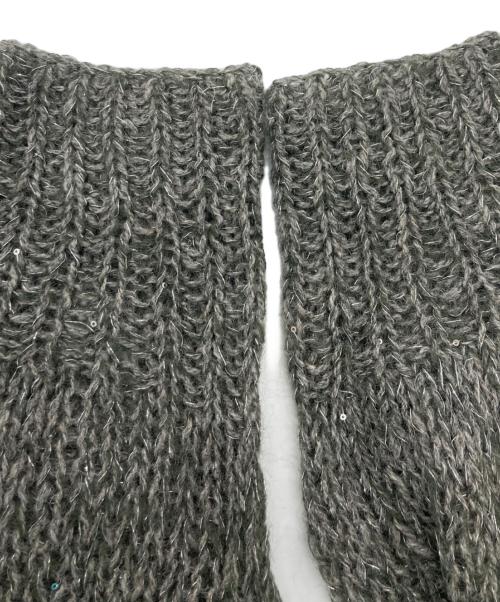 maturely（マチュアリー）maturely (マチュアリー) Spangle Star Crew グレー サイズ:FREE（実寸をご確認ください）の古着・服飾アイテム