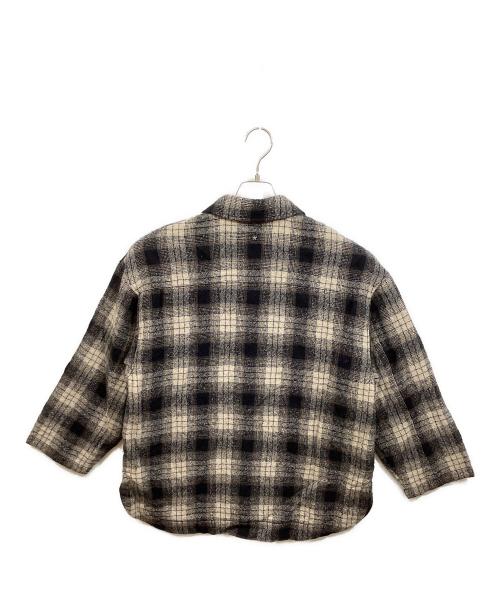 CONVERSE TOKYO（コンバーストウキョウ）CONVERSE TOKYO (コンバーストウキョウ) ウールチェックジャケット ベージュ サイズ:Freeの古着・服飾アイテム