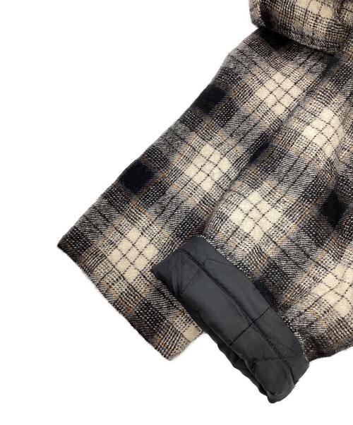 CONVERSE TOKYO（コンバーストウキョウ）CONVERSE TOKYO (コンバーストウキョウ) ウールチェックジャケット ベージュ サイズ:Freeの古着・服飾アイテム