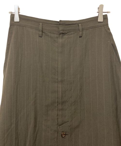 tricot COMME des GARCONS（トリココムデギャルソン）tricot COMME des GARCONS (トリココムデギャルソン) ボタンウールロングスカート ブラウン サイズ:Ｍの古着・服飾アイテム