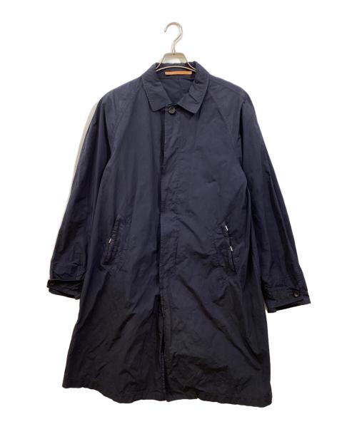 SCYEBASICS（サイベーシックス）SCYEBASICS (サイベーシックス) 高密度タフタ ステンカラー コート ネイビー サイズ:38の古着・服飾アイテム