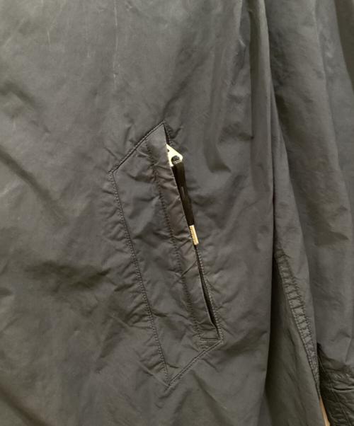 SCYEBASICS（サイベーシックス）SCYEBASICS (サイベーシックス) 高密度タフタ ステンカラー コート ネイビー サイズ:38の古着・服飾アイテム