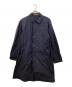 SCYEBASICS（サイベーシックス）の古着「高密度タフタ ステンカラー コート」｜ネイビー