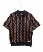 WACKO MARIAワコマリア）の古着「KNIT POLO SHIRT (TYPE-3)」｜ブラウン