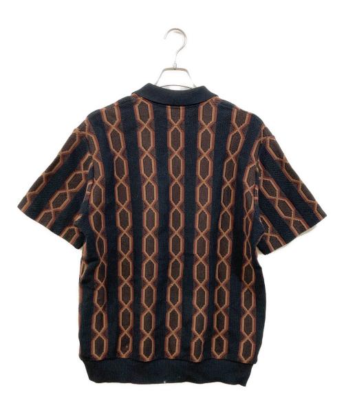 WACKO MARIA（ワコマリア）WACKO MARIA (ワコマリア) KNIT POLO SHIRT (TYPE-3) ブラウン サイズ:Sの古着・服飾アイテム