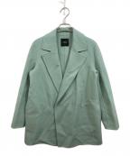 theoryセオリー）の古着「ウール カシミヤダブルフェイスコート」｜グリーン