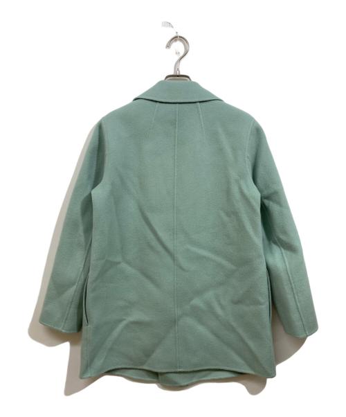 theory（セオリー）theory (セオリー) ウール カシミヤダブルフェイスコート グリーン サイズ:Sの古着・服飾アイテム
