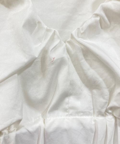 Snidel（スナイデル）Snidel (スナイデル) クロップドブラウスレイヤードキャミワンピース ホワイトの古着・服飾アイテム