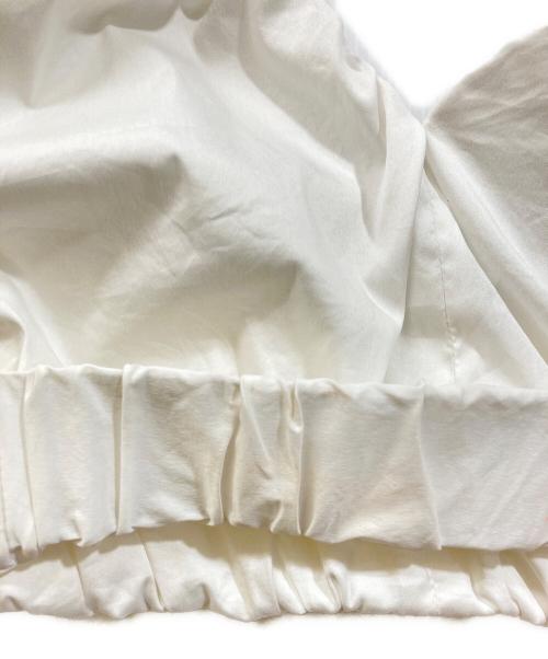 Snidel（スナイデル）Snidel (スナイデル) クロップドブラウスレイヤードキャミワンピース ホワイトの古着・服飾アイテム