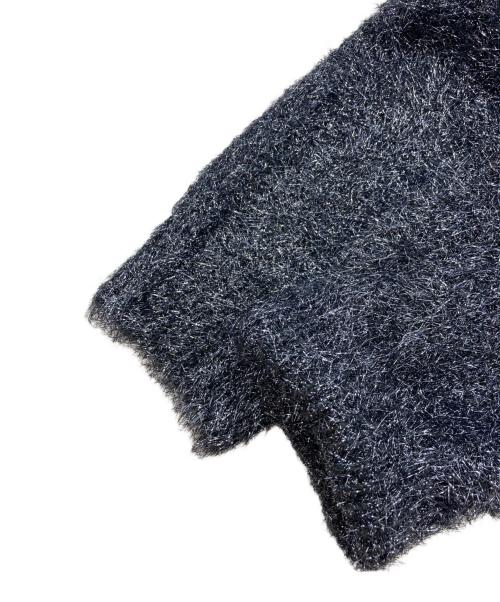 MIESROHE（ミースロエ）MIESROHE (ミースロエ) ラメシャギーニットPT ネイビー サイズ:Freeの古着・服飾アイテム