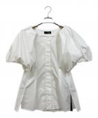 styling/スタイリング）の古着「パフスリーブシャツブラウス」｜ホワイト