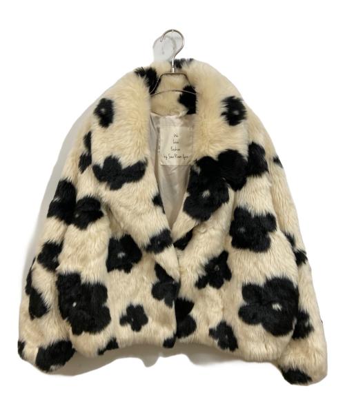 Sea Room lynn（シールームリン）Sea Room lynn (シールームリン) ECOファーミディアムCollarコート アイボリー サイズ:Freeの古着・服飾アイテム